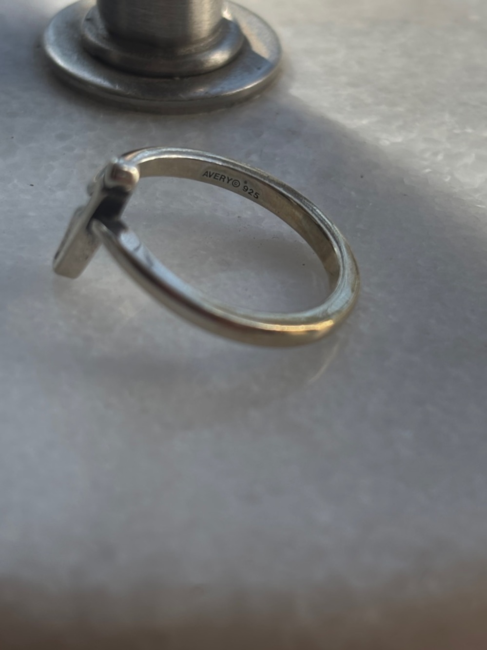 New James Avery script initial “j” ring - Picture 2 of 3